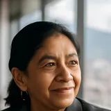 Generated portrait of Manuela Vega Restrepo, a synthetic persona